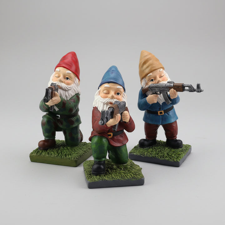 Halloween Decoration Outdoor Decoration Funny Gnome Statue - Image 3