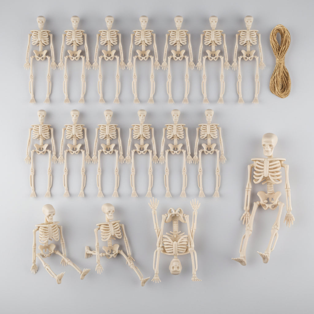 Halloween Decoration Skeletons Mini Figurines Set Gothic - Image 7