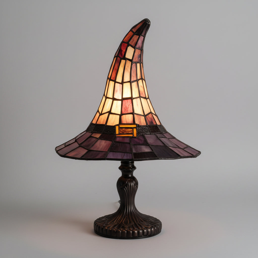 Halloween Decoration Stained Glass Lamp Classic Accent - Image 1