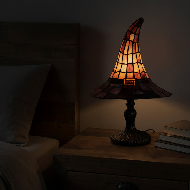 Halloween Decoration Stained Glass Lamp Classic Accent - Image 2