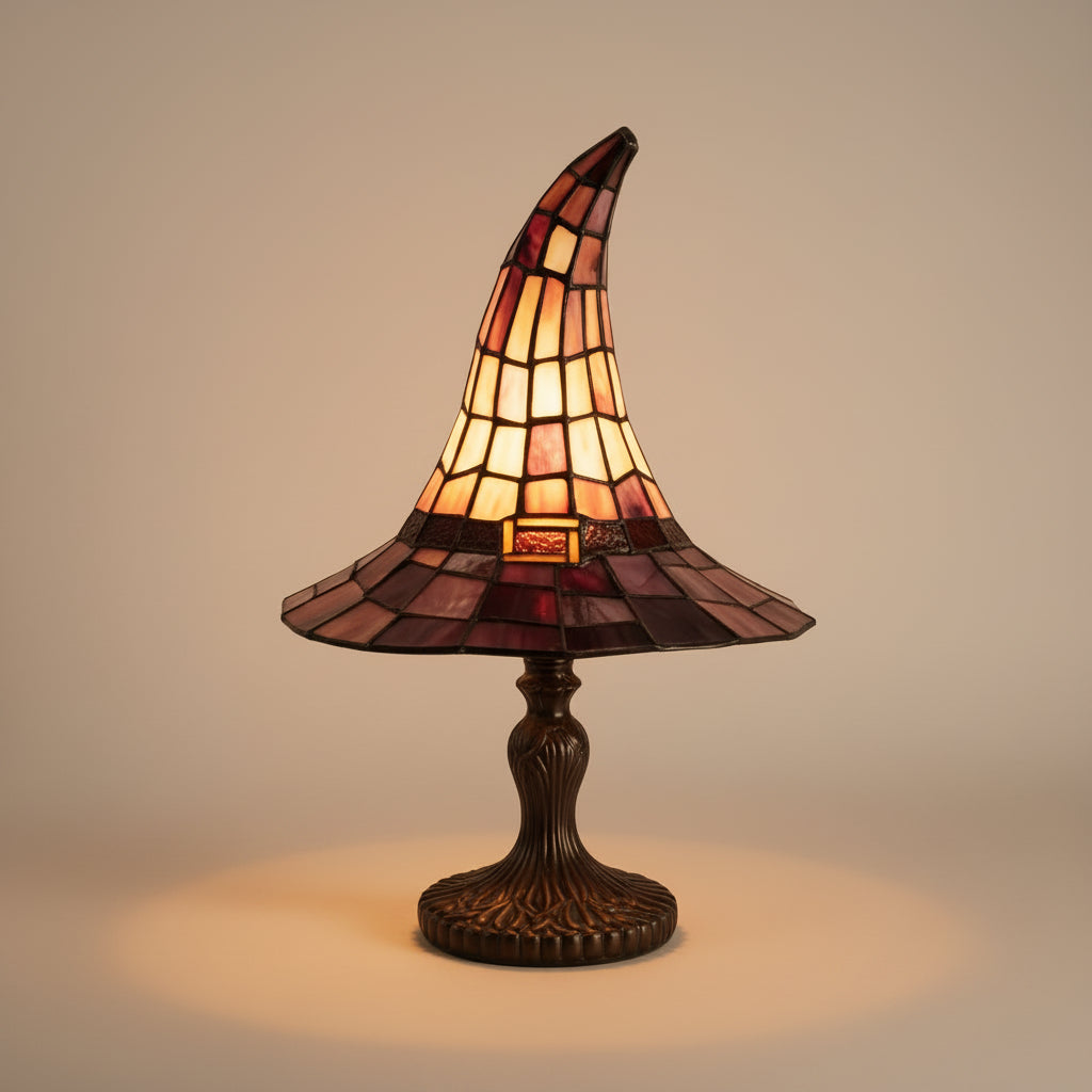 Halloween Decoration Stained Glass Lamp Classic Accent - Image 3