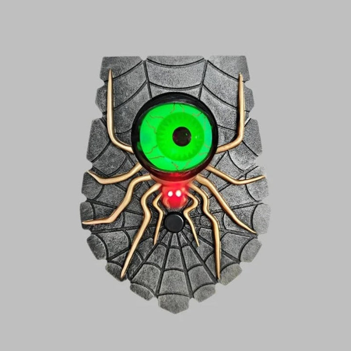 Halloween Decoration Wireless Doorbell With Illuminated Blinking Eye Battery Powered One Eyed Spider Design For Halloween Decor - Image 5