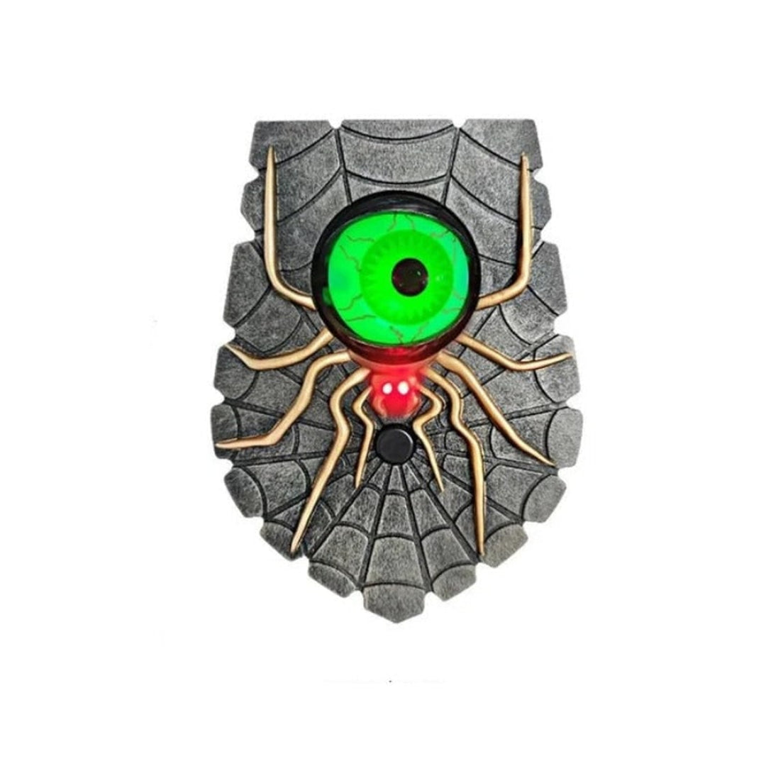 Halloween Decoration Wireless Doorbell With Illuminated Blinking Eye Battery Powered One Eyed Spider Design For Halloween Decor - Image 6