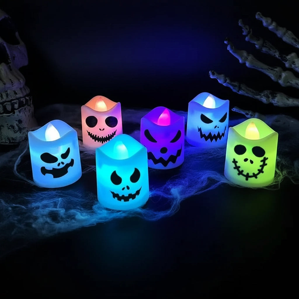Halloween Decorations Battery Operated Candles LED Set - Image 1