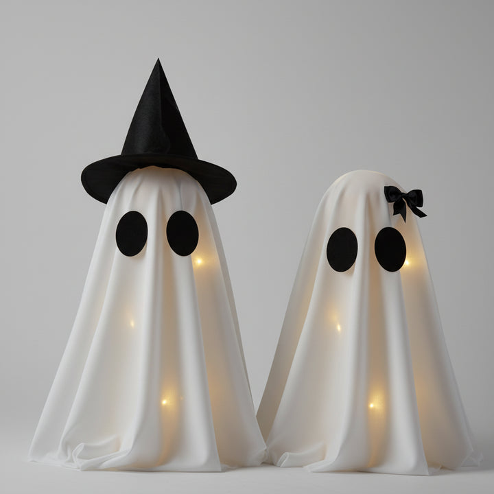 Halloween Decorations Diy Crafts Light-Up Ghosts - Image 1