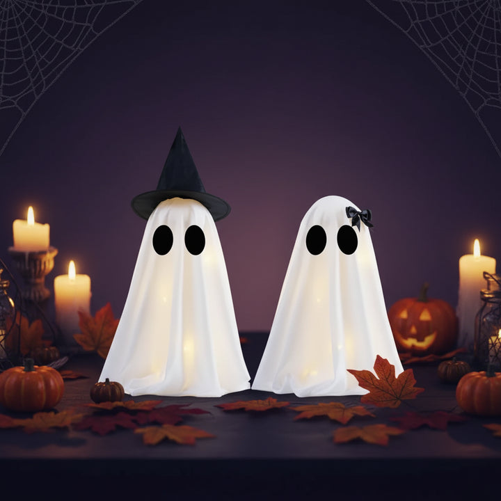 Halloween Decorations Diy Crafts Light-Up Ghosts - Image 4