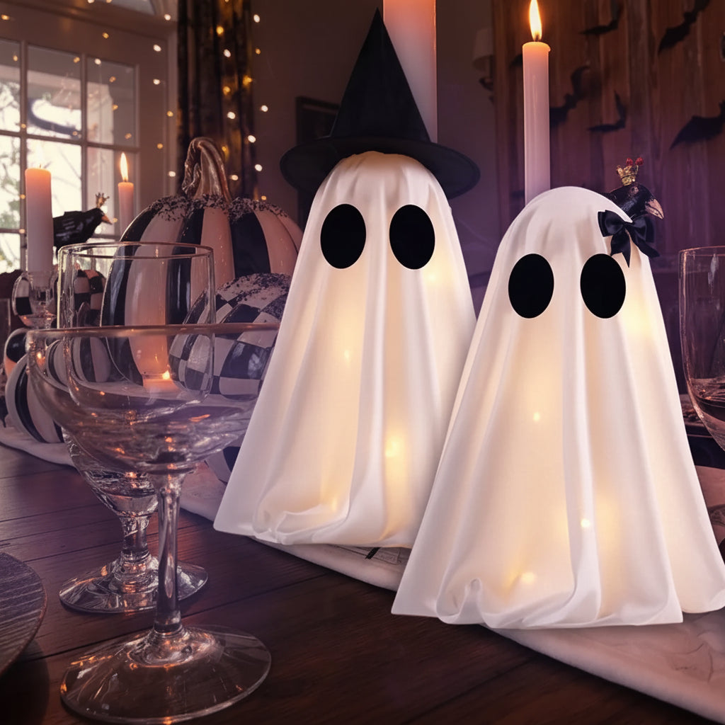 Halloween Decorations Diy Crafts Light-Up Ghosts - Image 5