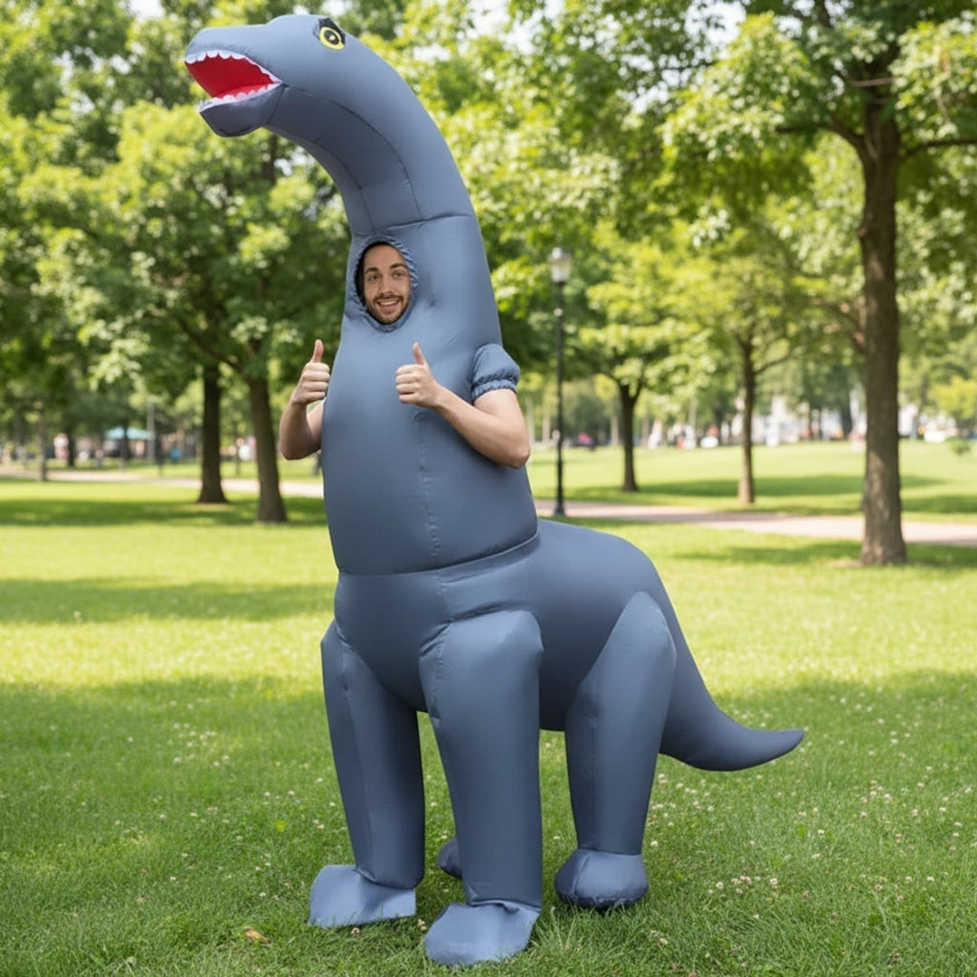 Halloween Dinosaur Costume Inflatable For Easy Slip-on Comfort At Any Party - Image 1