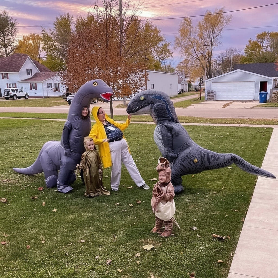 Halloween Dinosaur Costume Inflatable For Easy Slip-on Comfort At Any Party - Image 5