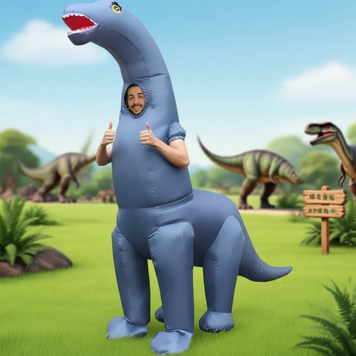 Halloween Dinosaur Costume Inflatable For Easy Slip-on Comfort At Any Party - Image 2