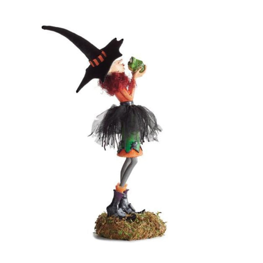Halloween Figurine Witch-Themed Design With Resin Construction And Lightweight For Indoor Decor - Image 6