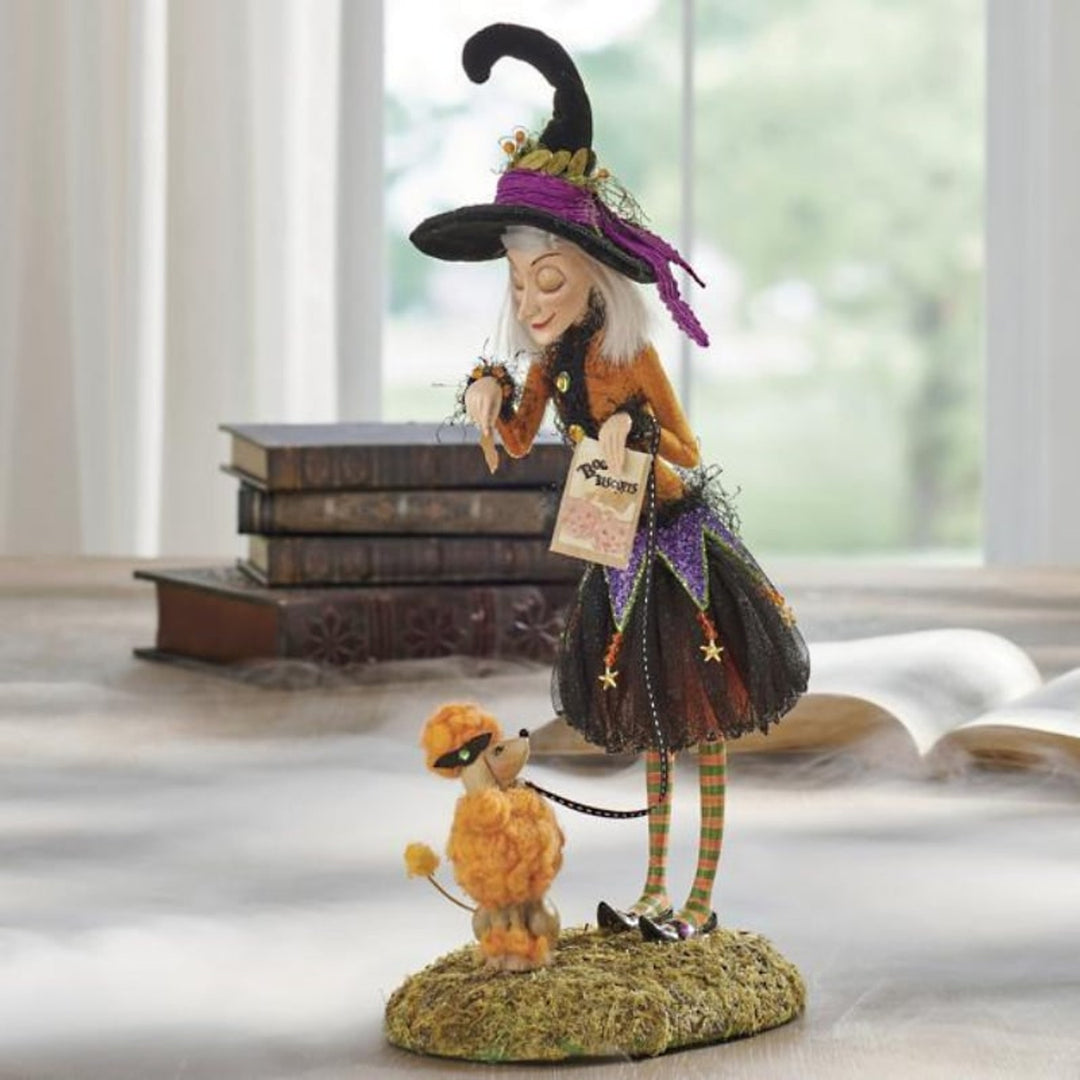 Halloween Figurine Witch-Themed Design With Resin Construction And Lightweight For Indoor Decor - Image 11