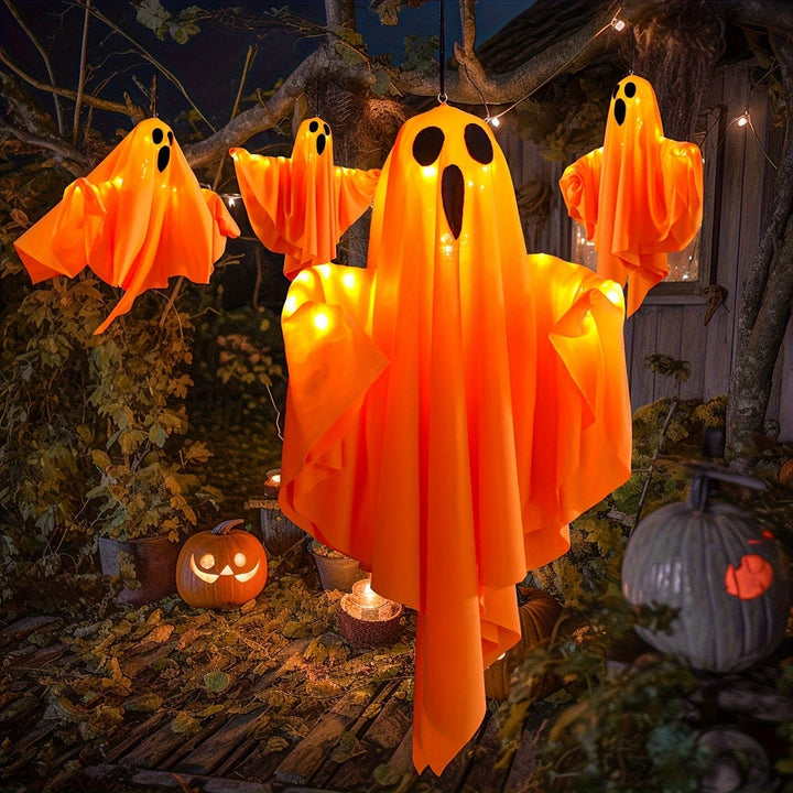 Halloween Ghost Light Decoration With Glowing Fabric Design For Eye-Catching Spooky Theme - Image 6