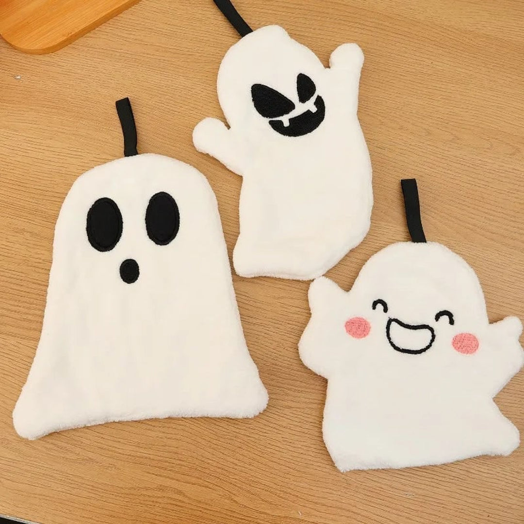 Halloween Hand Ghost Towel With Integrated Hanging Loop For Kitchen Bathroom Decorative Use - Image 4