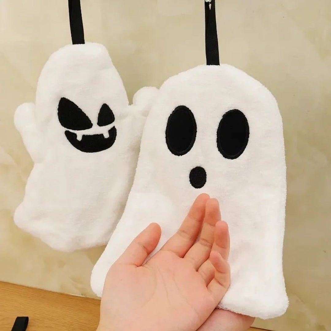 Halloween Hand Ghost Towel With Integrated Hanging Loop For Kitchen Bathroom Decorative Use - Image 5