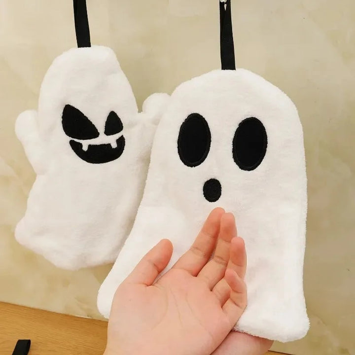 Halloween Hand Ghost Towel With Integrated Hanging Loop For Kitchen Bathroom Decorative Use - Image 5