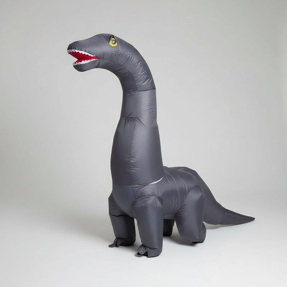 Halloween Inflatable Costume Dinosaur With Long Neck And Tail Party Cosplay Suit For Instant Dino Transformation - Image 2