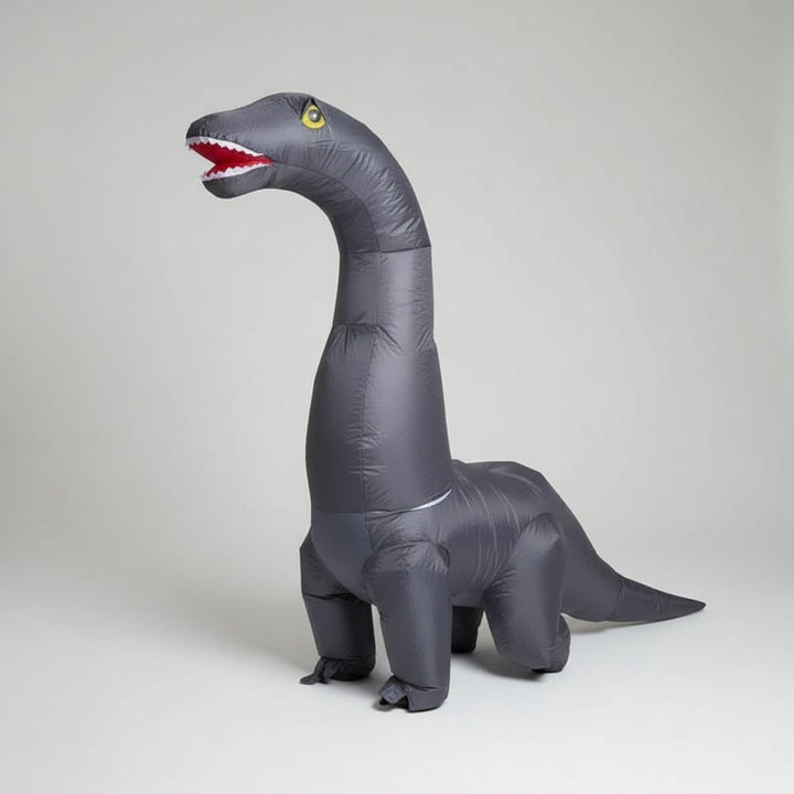 Halloween Inflatable Costume Dinosaur With Long Neck And Tail Party Cosplay Suit For Instant Dino Transformation - Image 2