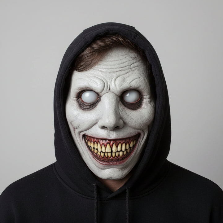 Halloween Mask Demon Creepy Smiling Face Mask Modified - Image 1