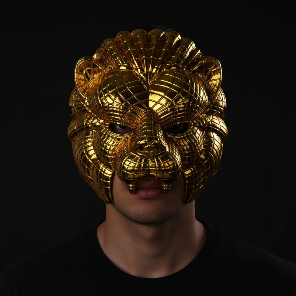 Halloween Mask Masquerade Party Costume Lion Mask - Image 2