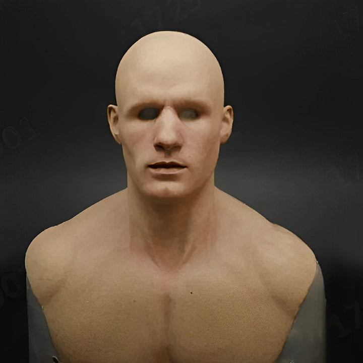Halloween Mask Old Man Adult Realistic Design Handmade Mask - Image 11
