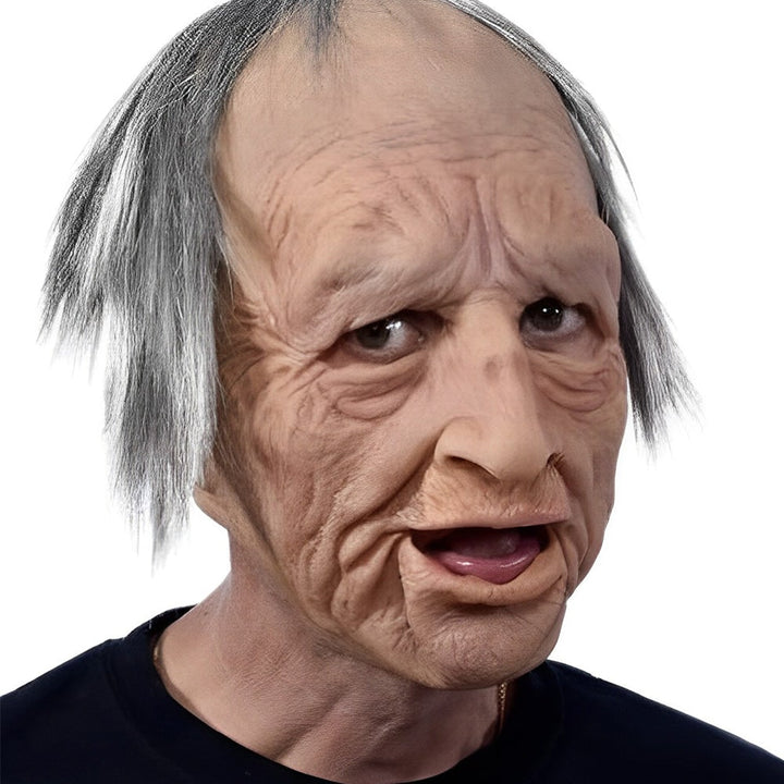 Halloween Mask Old Man Adult Realistic Design Handmade Mask - Image 13
