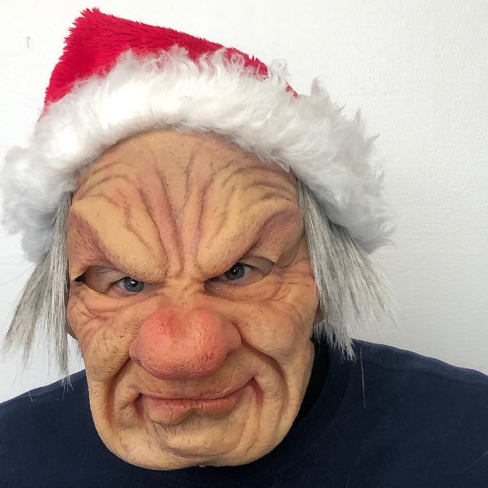 Halloween Mask Old Man Adult Realistic Design Handmade Mask - Image 15