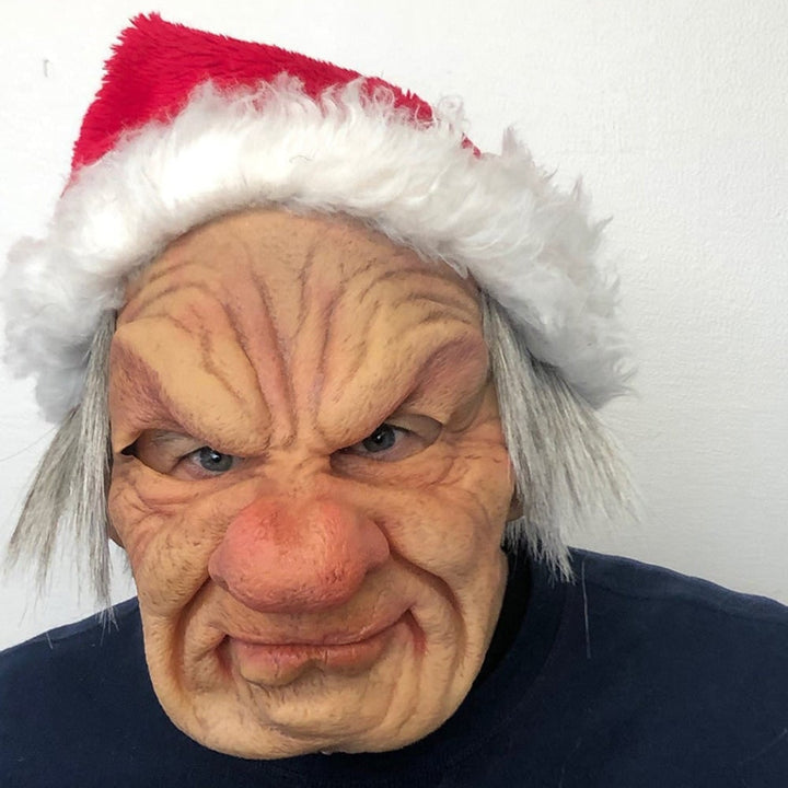 Halloween Mask Old Man Adult Realistic Design Handmade Mask - Image 15