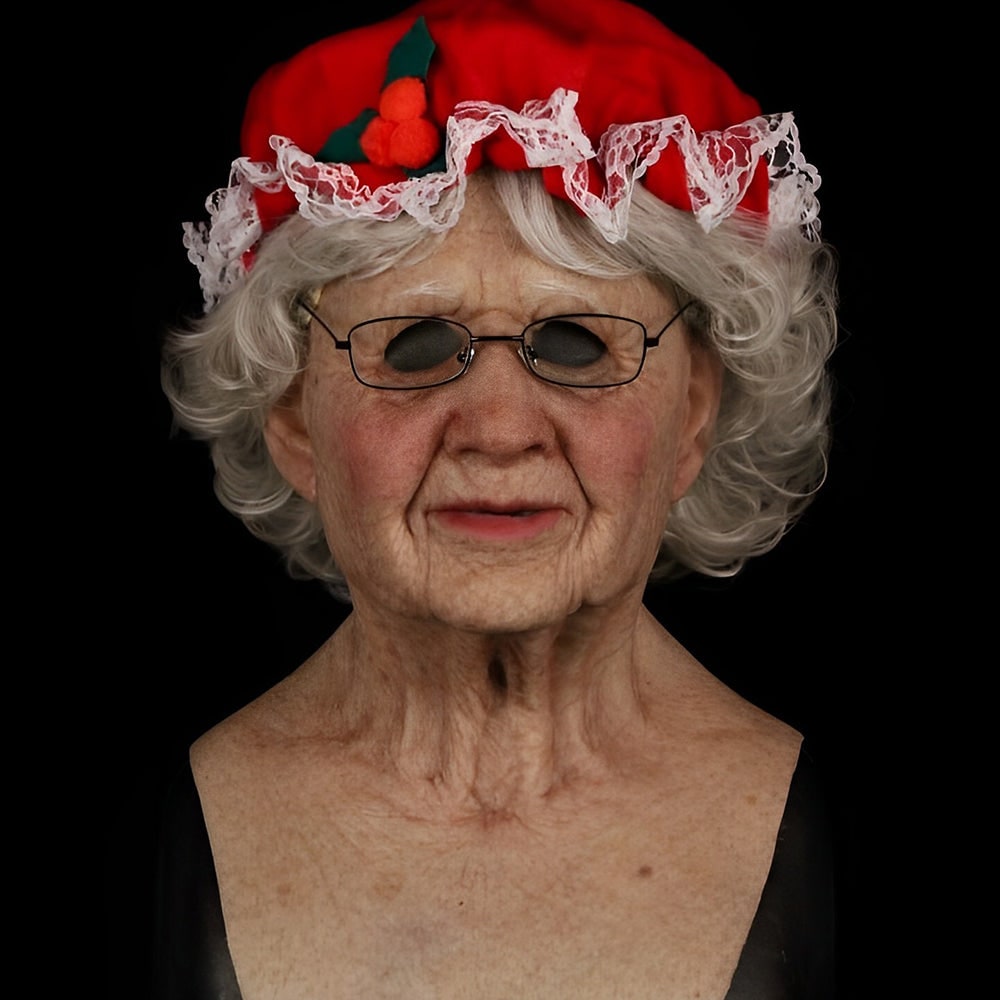 Halloween Mask Old Man Adult Realistic Design Handmade Mask - Image 16