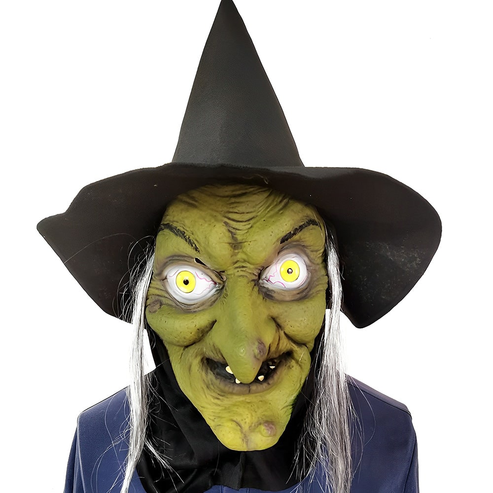 Halloween Mask Old Man Adult Realistic Design Handmade Mask - Image 19
