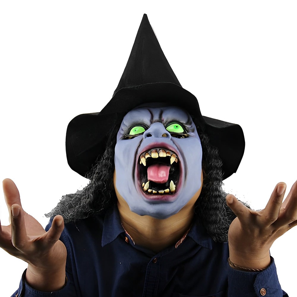 Halloween Mask Old Man Adult Realistic Design Handmade Mask - Image 21