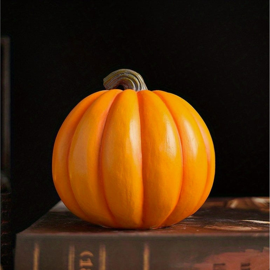 Halloween Pumpkin Decoration Decor Realistic Skull Jack O'lantern No Electricity Required - Image 7