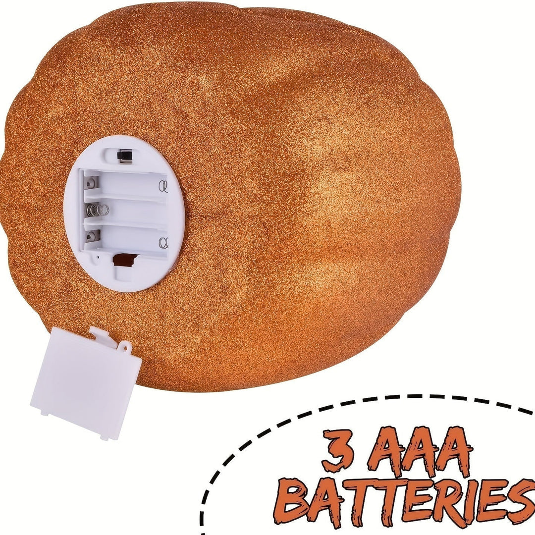 Halloween Pumpkin Light Up Battery Operated Jack O'Lantern Decor With Festive Glow - Image 5