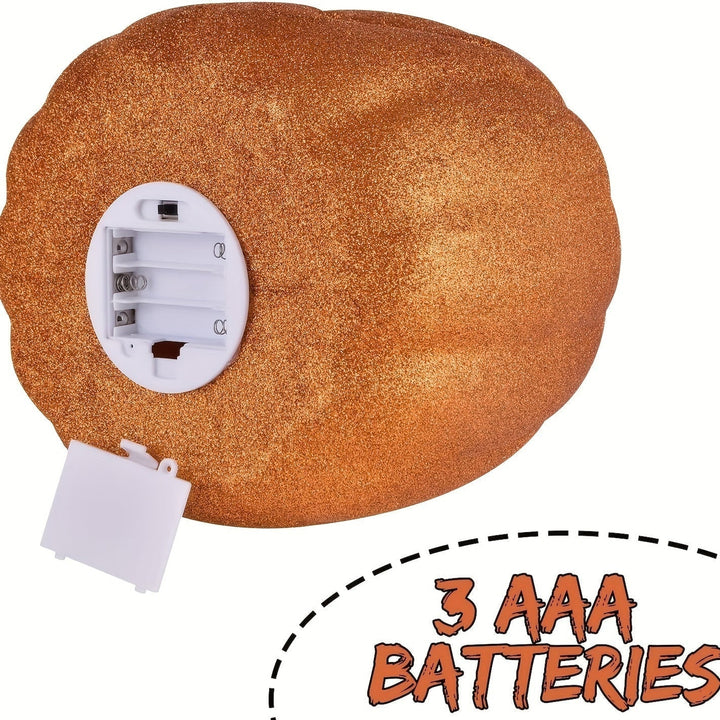 Halloween Pumpkin Light Up Battery Operated Jack O'Lantern Decor With Festive Glow - Image 5