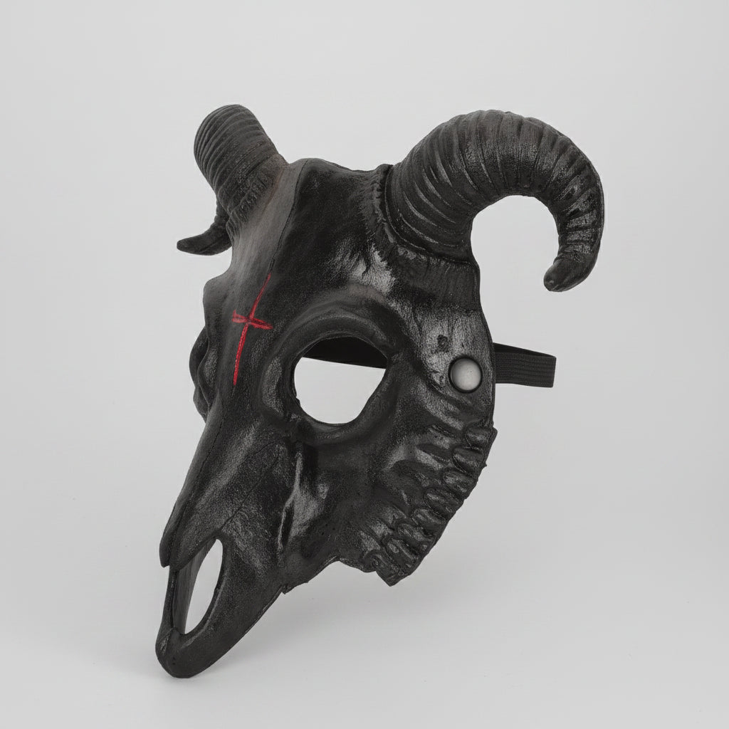 Halloween Theme Mask Party Mask Goat Design Goat Mask - Image 1