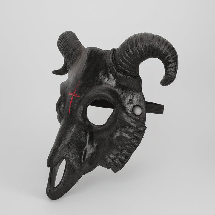 Halloween Theme Mask Party Mask Goat Design Goat Mask - Image 1