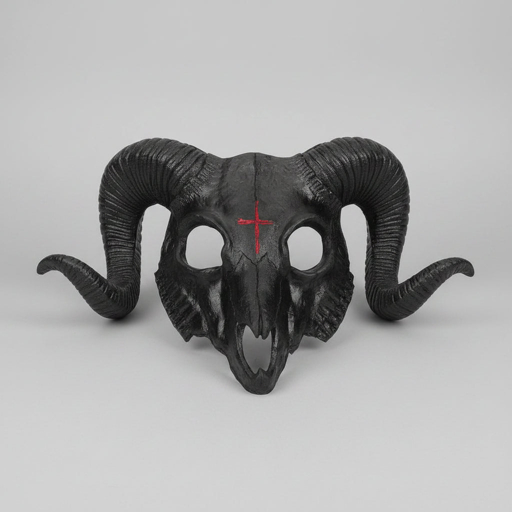 Halloween Theme Mask Party Mask Goat Design Goat Mask - Image 2