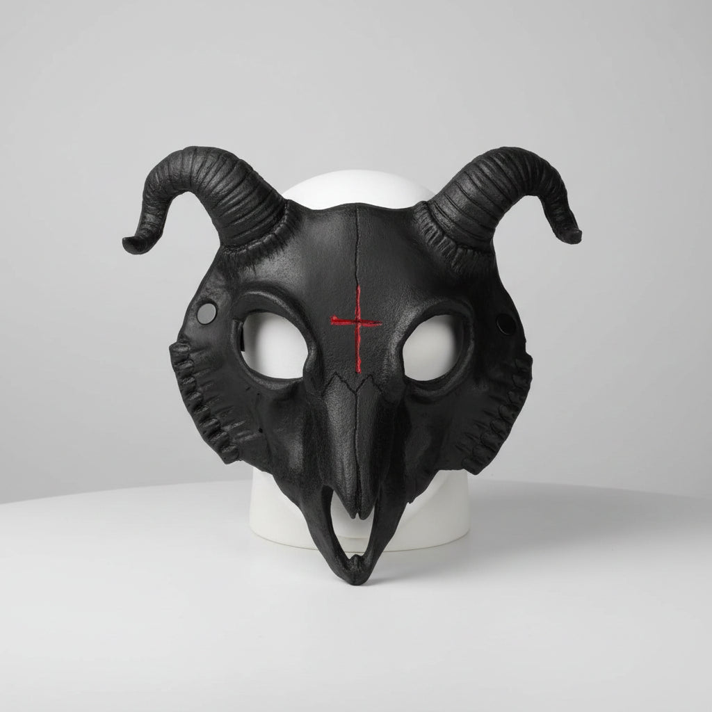 Halloween Theme Mask Party Mask Goat Design Goat Mask - Image 3
