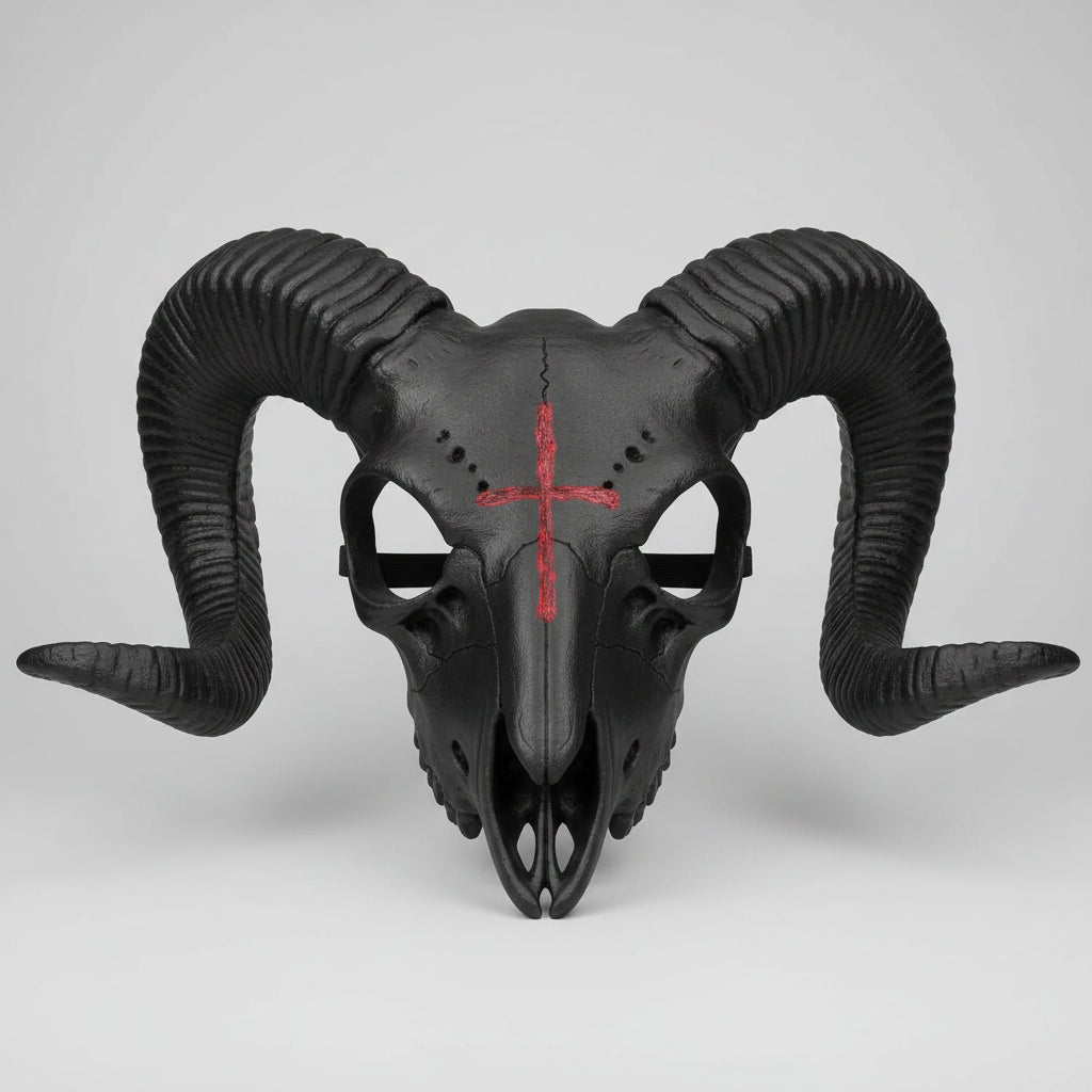 Halloween Theme Mask Party Mask Goat Design Goat Mask - Image 4