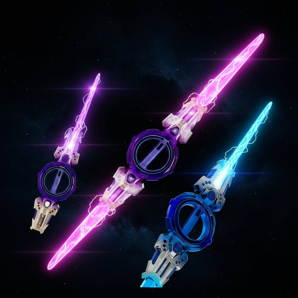 Halloween Toy Light Up Sword Action Figure - Image 6
