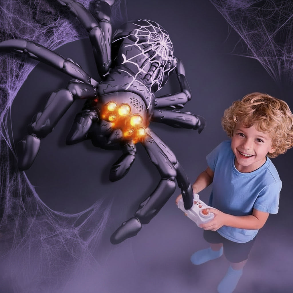 Halloween Toys Wall Climbing Spider Remote Control Toy - Image 1