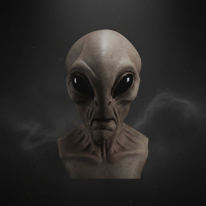 Hallpweend Costumes Creepy Halloween Mask Alien End - Image 5