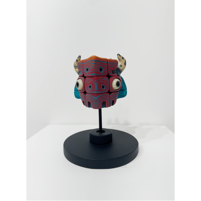 Handmade Art Toy Cube Unique Double-Sided Puzzle Monster For Creative Souls - Image 3