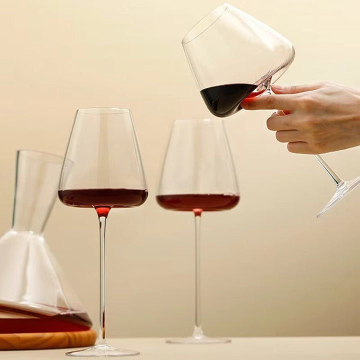 Handmade Refined Design Wine And Champagne Glass Set - Image 9