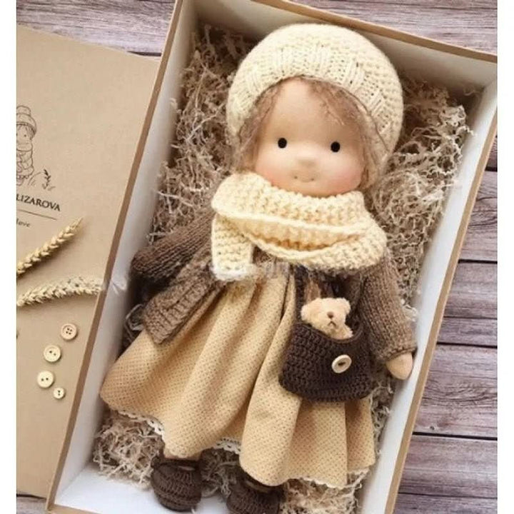 Handmade Waldorf-Style Doll With Soft Cotton Body And Timeless Design For Kids - Image 30