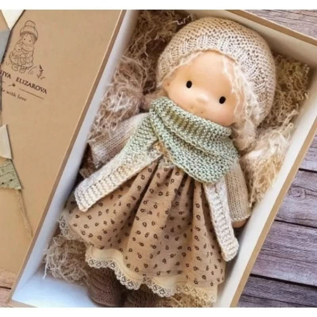Handmade Waldorf-Style Doll With Soft Cotton Body And Timeless Design For Kids - Image 29