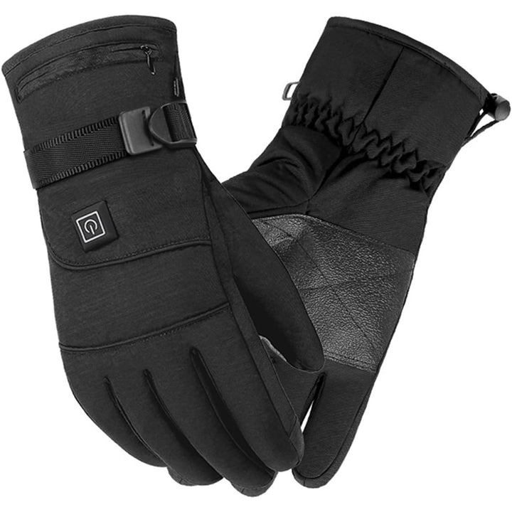Heated Electric Gloves With 3 Temperature Settings Fleece Lining And Adjustable Wrist Straps - Image 3