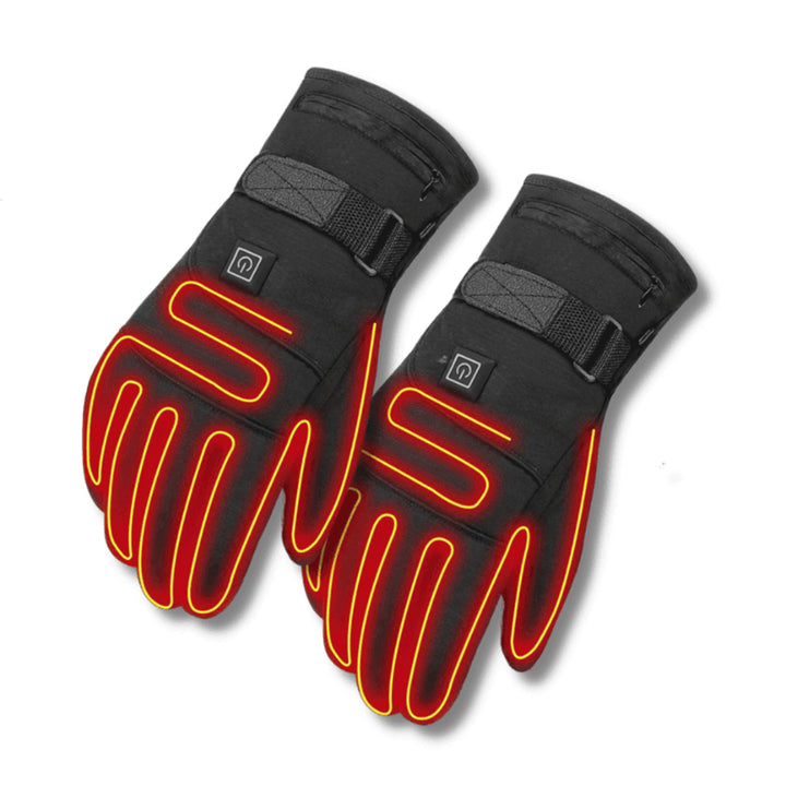 Heated Electric Gloves With 3 Temperature Settings Fleece Lining And Adjustable Wrist Straps - Image 7