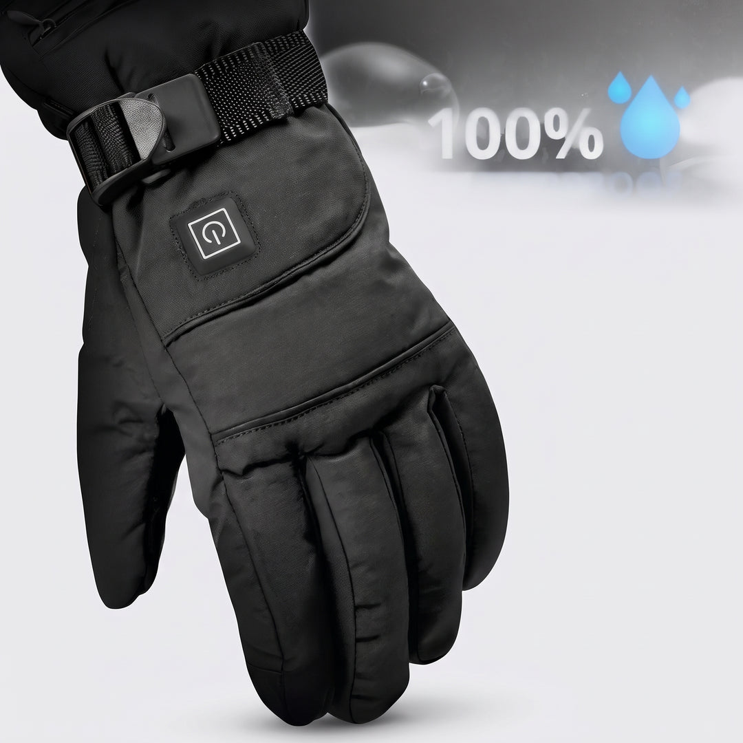 Electric Heated Gloves For Cold Hands With Touchscreen Fingertips And Waterproof Wrist Strap - Image 2