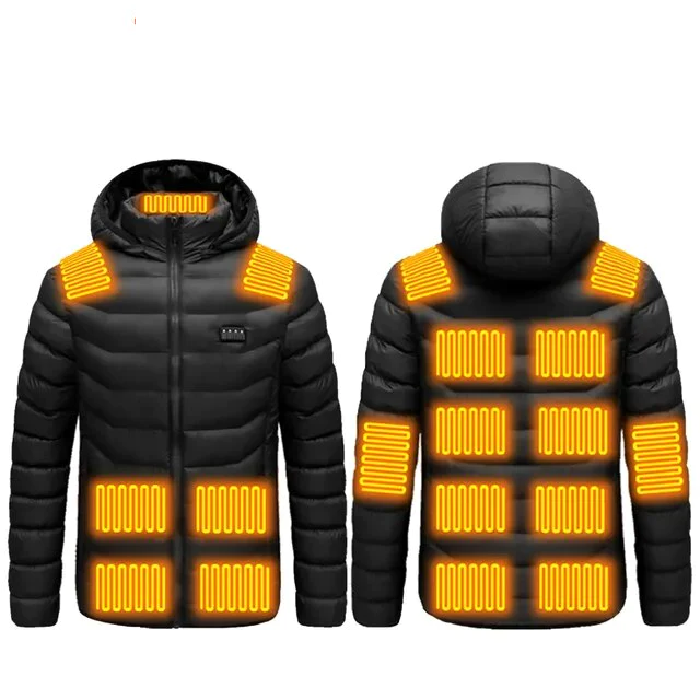 Heated Jacket With USB Thermostat Smart Heat Control And Multiple Heating Zones - Image 11